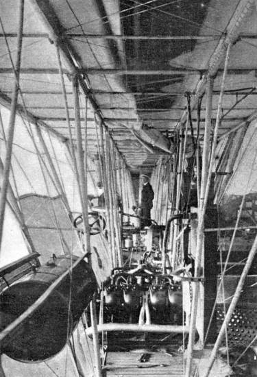 The "car" of the airship America