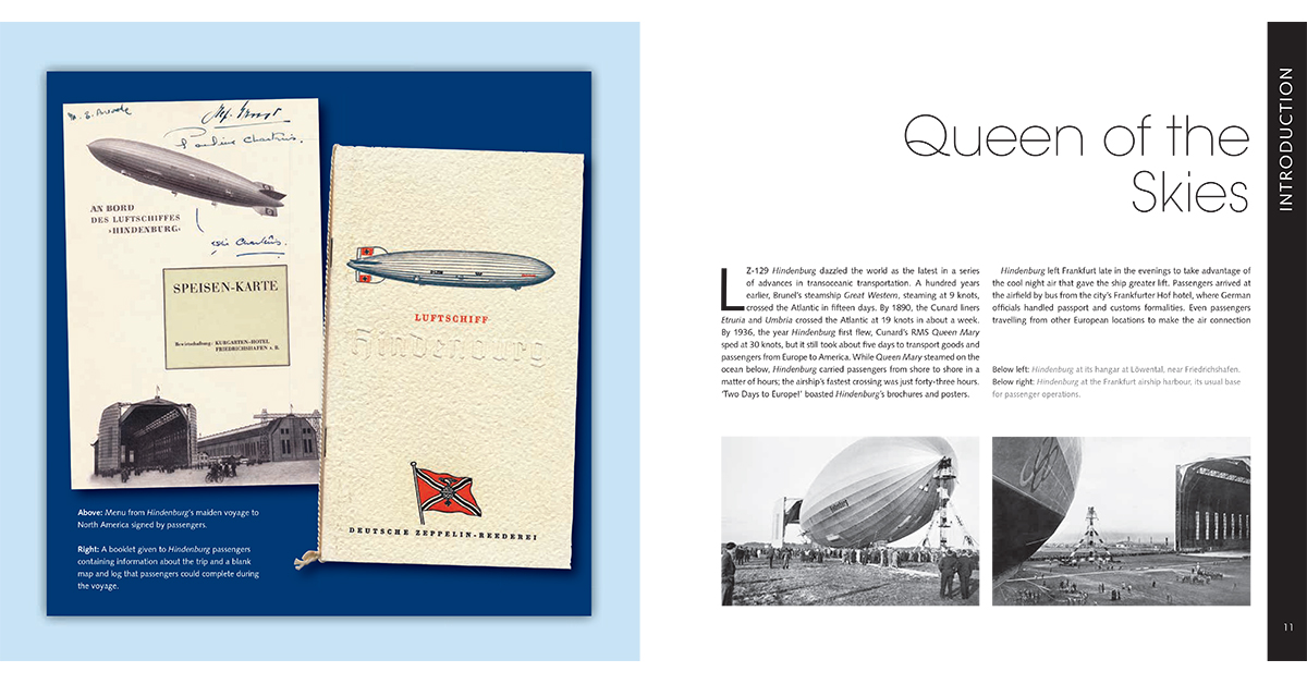 Hindenburg: Illustrated History of LZ-129, sample pages