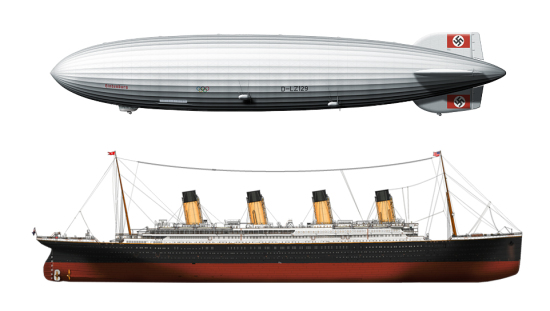 Titanic Hindenburg Comparison