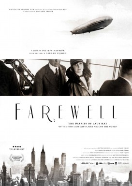 Movie Poster for "Farewell" about Lady Grace Drummond Hay and the Graf Zeppelin