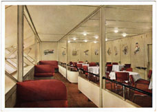 Dining Room of Airship Hindenburg
