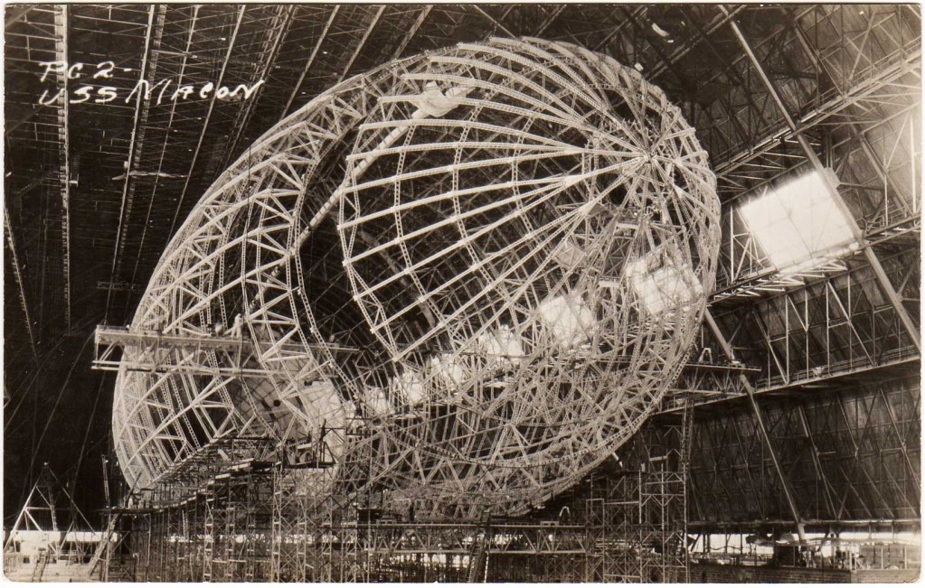 macon-construction-205 USS Macon under construction