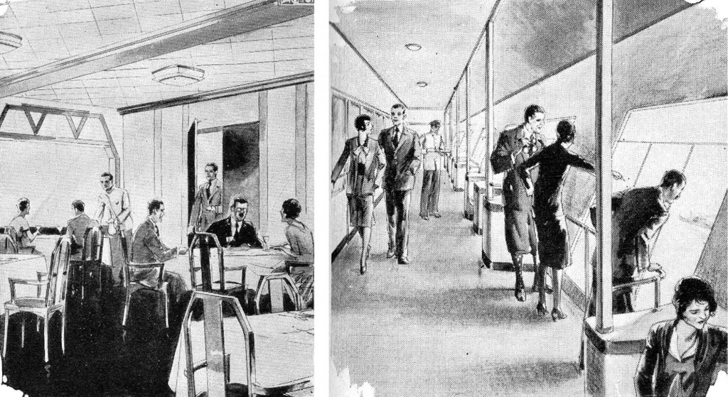 Proposed dining room and promenade