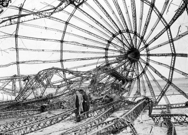 Wreckage of LZ-129 Hindenburg