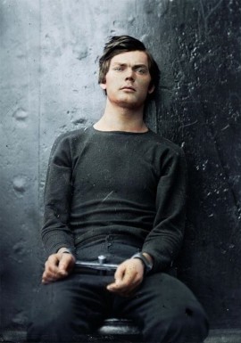 Colorized photograph of Lewis Powell