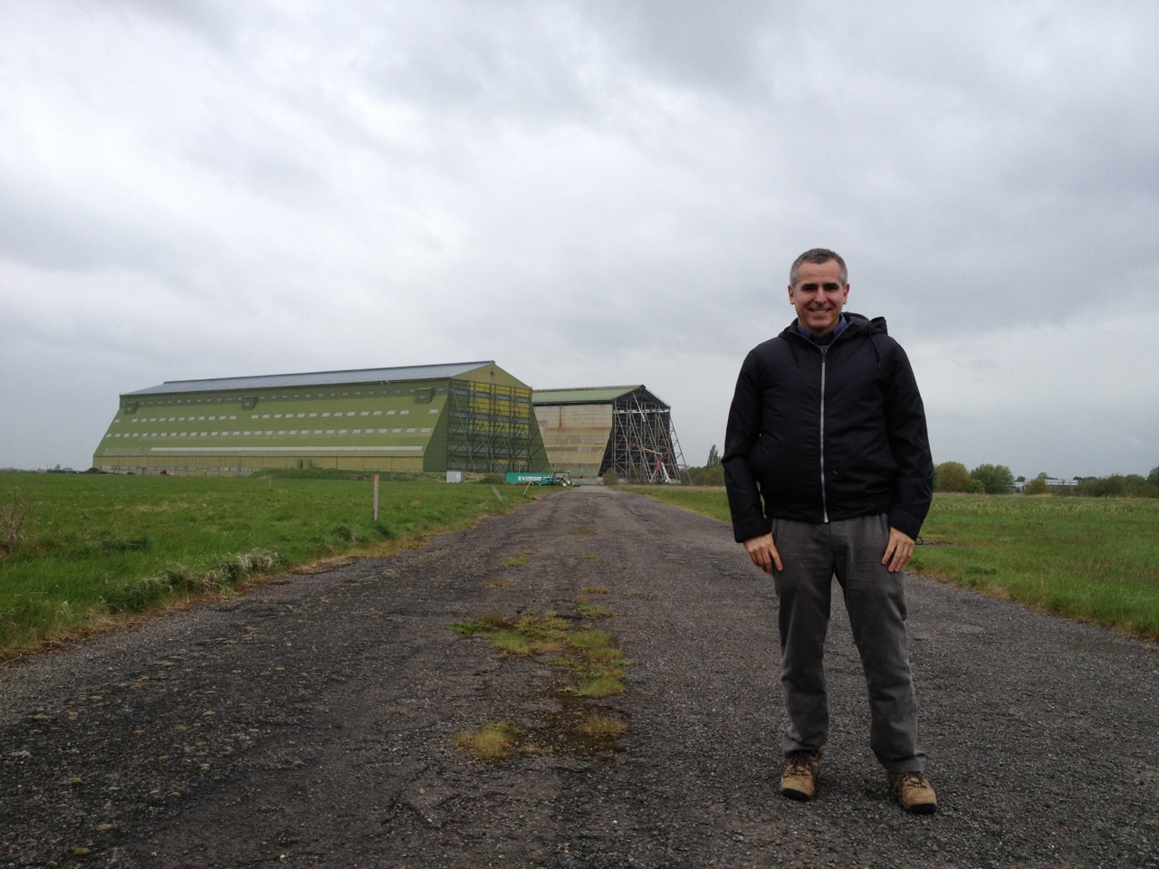 Dan Grossman at Cardington Airship Sheds