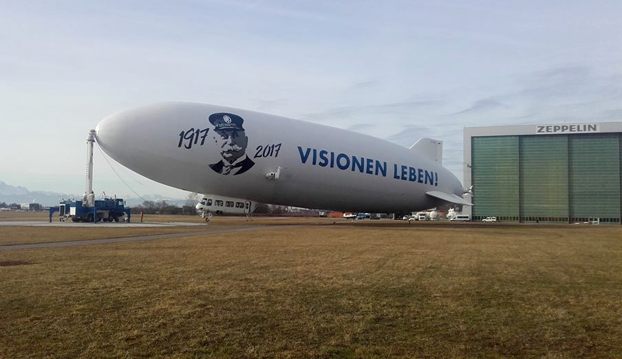 Zeppelin NT at Friedrichshafen (Photo: Lars Pentzek)