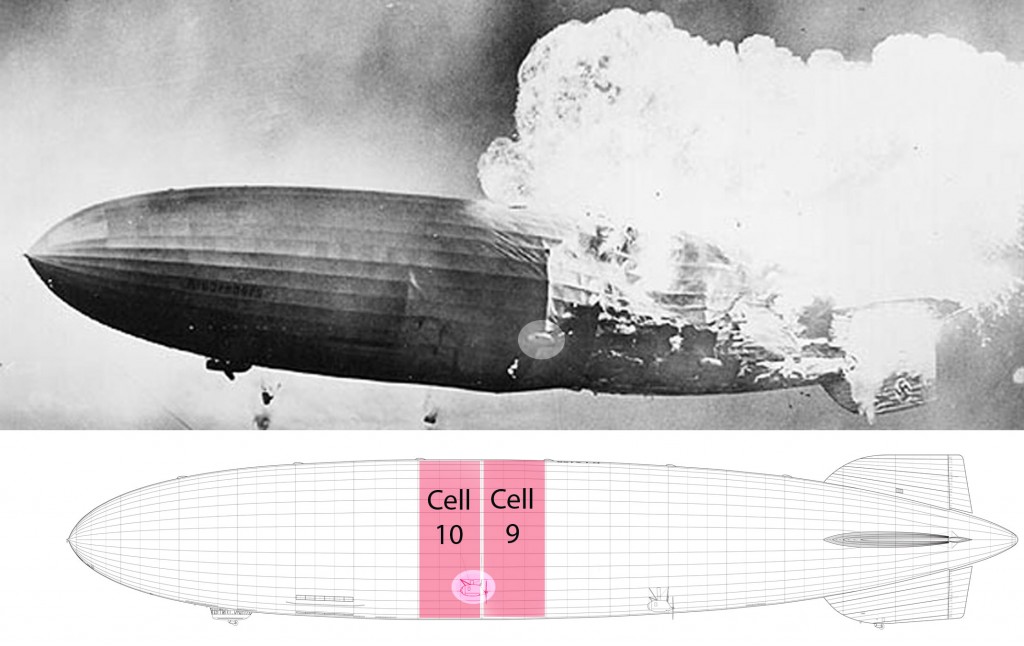 Gas cells 9 and 10; forward engine car highlighted to show alignment of images. (click to enlarge)