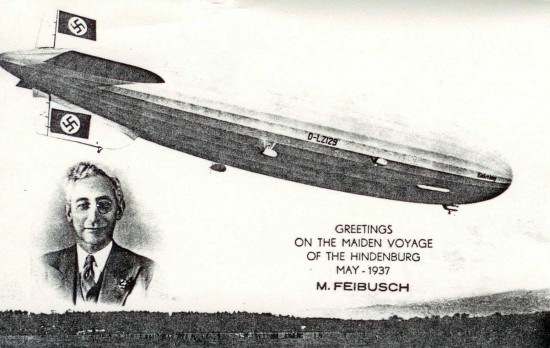 Moritz Feibusch Hindenburg Postcard