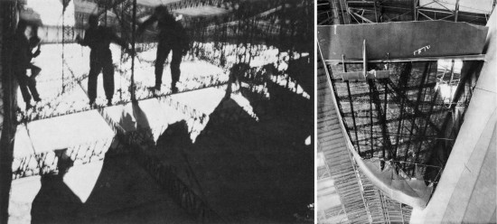 LZ-127 fin damage and repair
