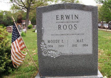 Moody Erwin Gravestone