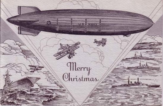 U.S.S. Macon Christmas Card