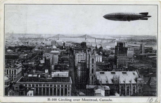 R.100 at Montreal