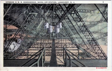 Keel of the U.S. Navy Airship Shenandoah