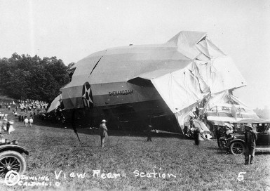 Rear section of USS Shenandoah