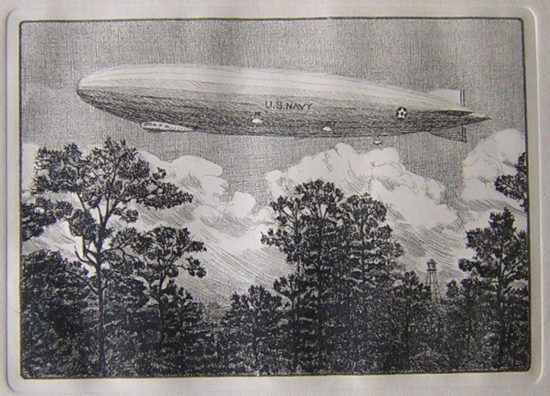 U.S.S. Los Angeles Christmas Card